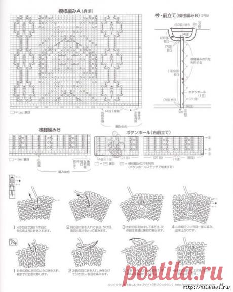 Ажурные кофточки