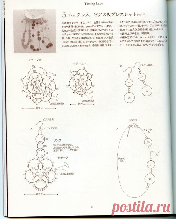 ВЯЗАНИЕ В ТЕХНИКЕ ФРИВОЛИТЕ... много...