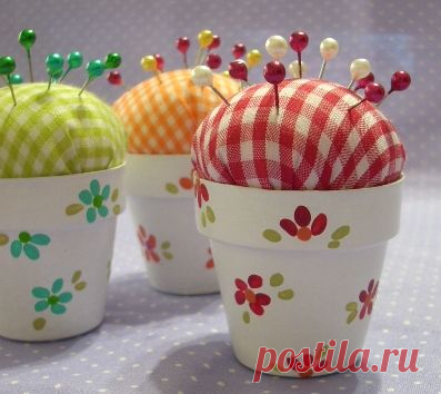 Agulheiro de vasinhos - *Decoração e Invenção*