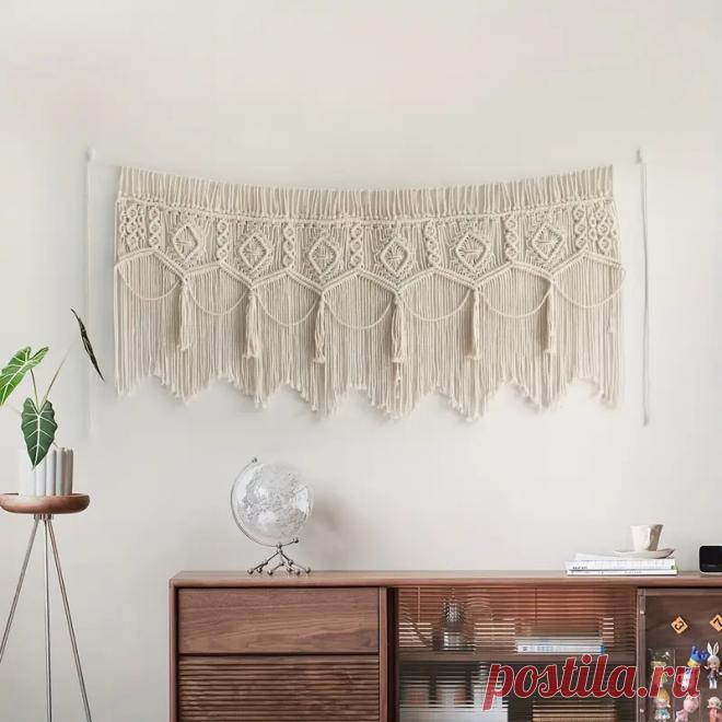 1 шт. скандинавская дверная занавеска ручная ткачество - Temu Moldova