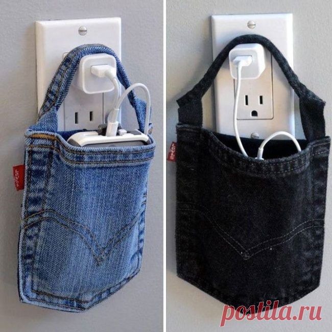 Что можно сделать из старых джинсов