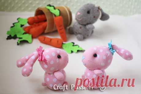 Sock Bunny - Free Sewing Pattern & Tutorial | Craft Passion