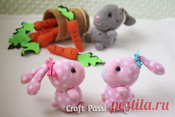 Sock Bunny - Free Sewing Pattern & Tutorial | Craft Passion