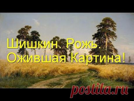 Шишкин. Рожь. Ожившая Картина! - YouTube