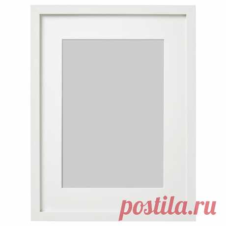 РИББА Рама, белый, 30x40 см - IKEA