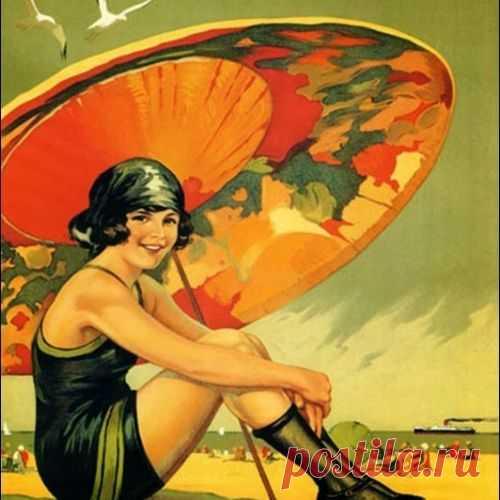 На пляже столетней давности