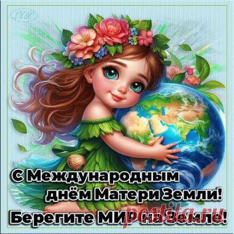 День Земли, планеты нашей
Отмечается сегодня.
Она с каждым днём всё краше,
Реки стали полноводней.