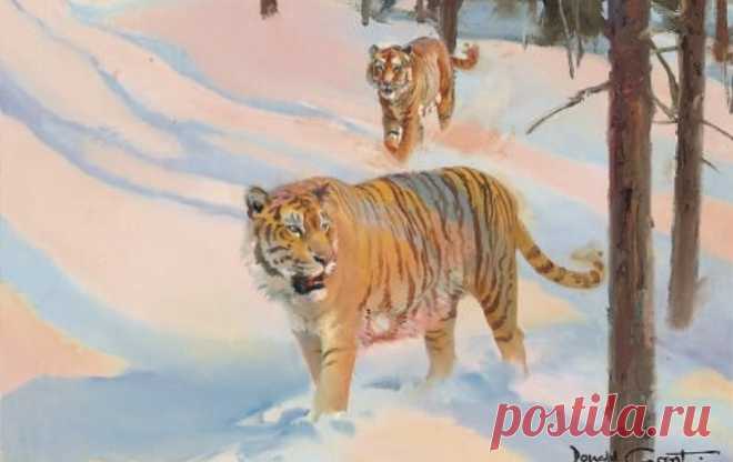 Английский художник-анималист Donald Grant (47 работ) » Картины, художники, фотографы на Nevsepic