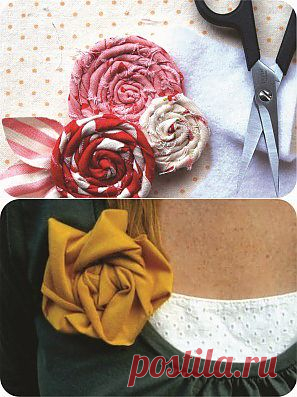 9 tutoriais ensinando a fazer flor de tecido » BananaCraft
