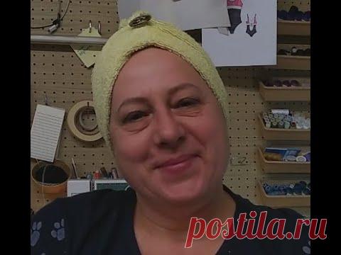 Тюрбан для сушки волос своими руками. Отличный подарок на 8 Марта