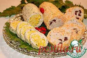 Куриный рулет-большой простор для фантазии - кулинарный рецепт