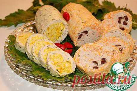 Куриный рулет-большой простор для фантазии - кулинарный рецепт
