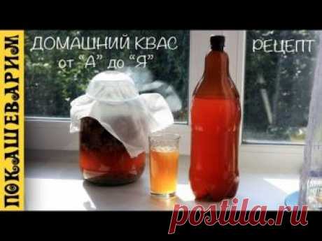 Домашний квас на закваске без дрожжей. Все подробно. Рецепт