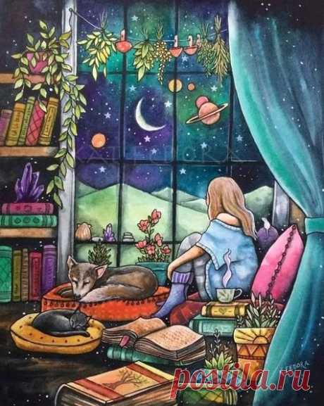 💫🌙 &quot;Ночь&quot; от Kat Fedora Artist