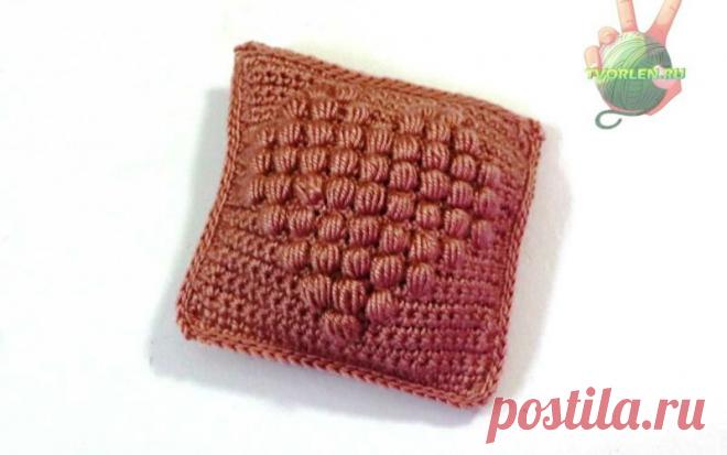 Вязаная крючком игольница со схемой и описанием