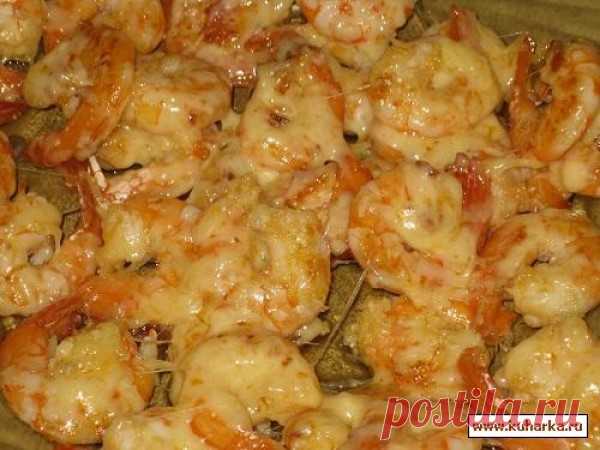 Рецепт: Королевские креветки 