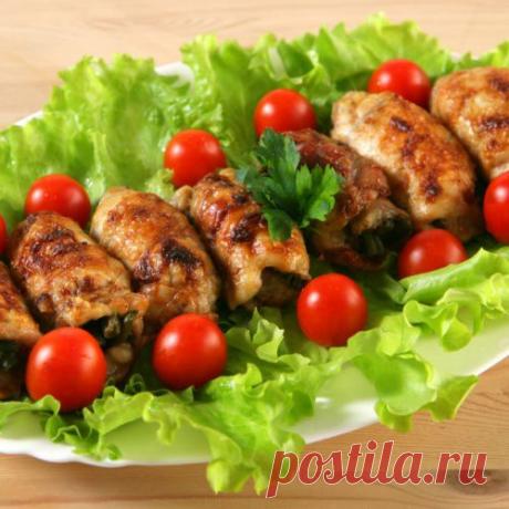 Рулетики из курицы
