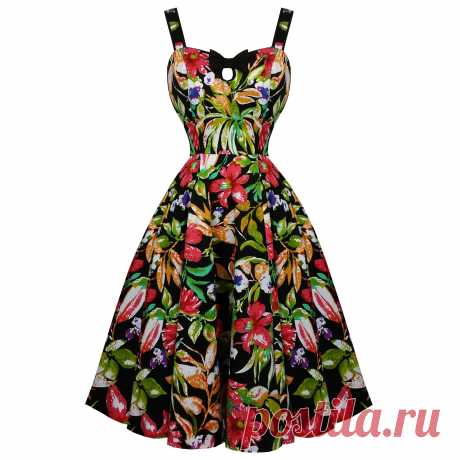 Hearts and Roses London Lush Lily 1950s Dress | Dresses | Starlet Vintage