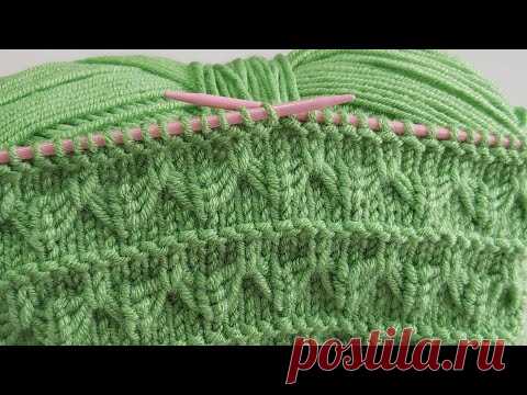İki şiş çok beğeniceğiniz örgü model anlatımı 💐crochet knitting