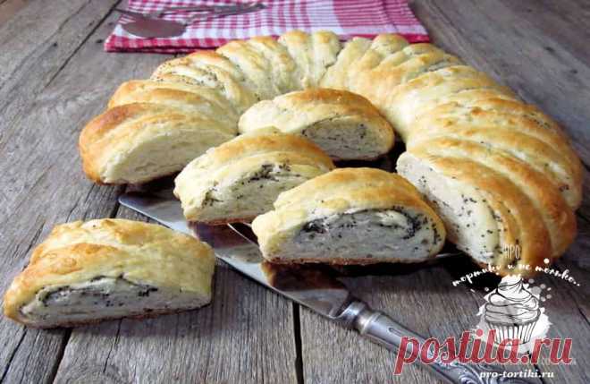 Рулет с маком из дрожжевого теста - пошаговый рецепт с фото