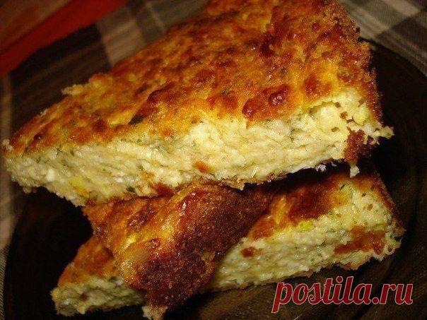 Запеканка из кабачков с сыром