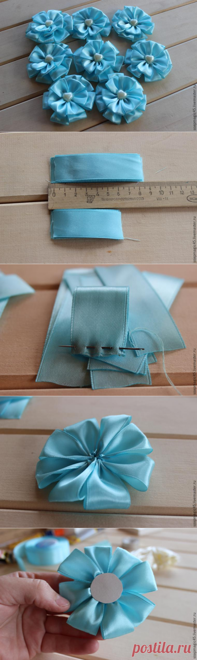 Красивые бантики из атласных лент — Сделай сам, идеи для творчества - DIY Ideas