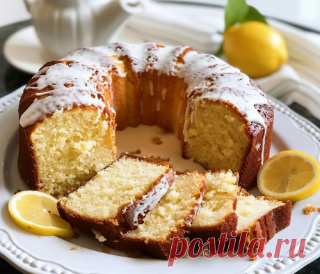 Лимонный кекс из 4 ингредиентов — Мой садочек