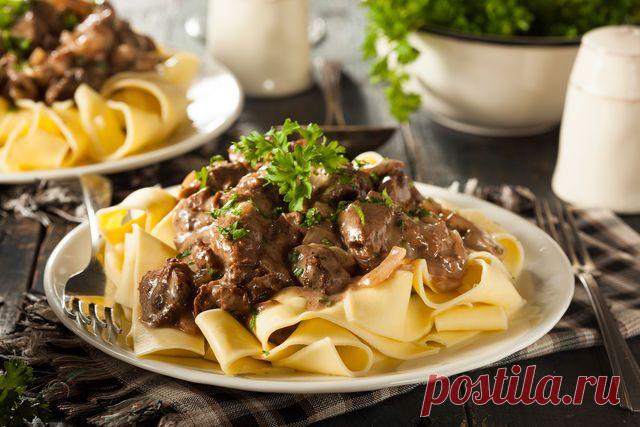 Бефстроганов: секреты приготовления - rastimul.com.ua