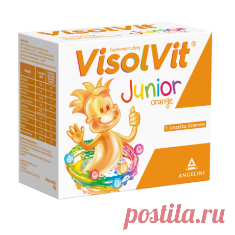 VISOLVIT JUNIOR orange flavoring x 10 sachets - visolvit junior