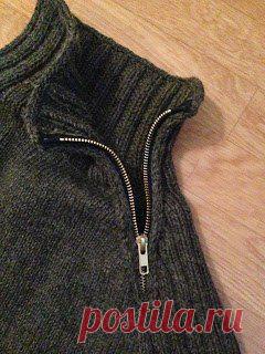 Как красиво вшить молнию в трикотаж