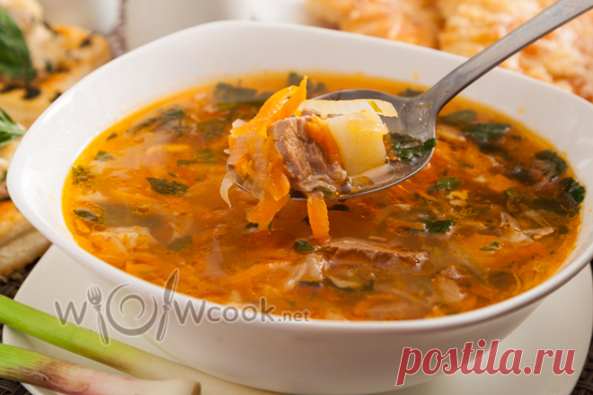 Щи из квашеной капусты, пошаговый рецепт с фото