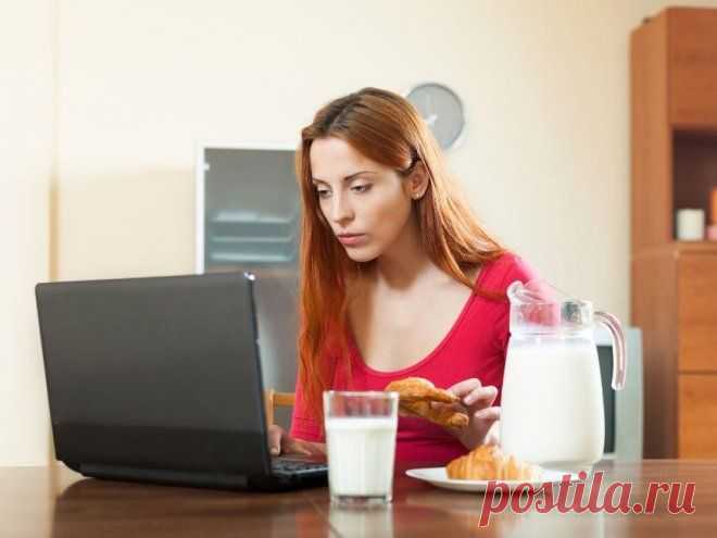 Как не растолстеть, работая на дому?
