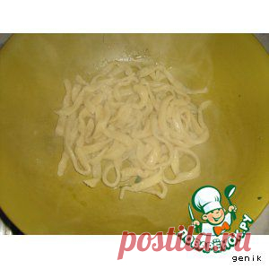 Домашняя лапша (tagliatelle fattein casa) - кулинарный рецепт