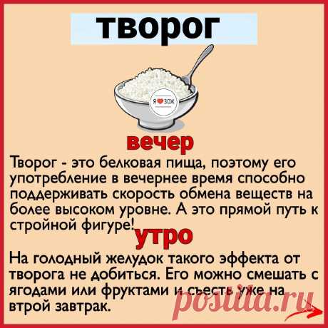 В какое время лучше есть те или иные продукты