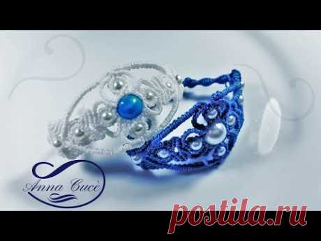 BRACELET MACRAME  "Aurora " / Diy tutorial  / How to make an elegant bracelet