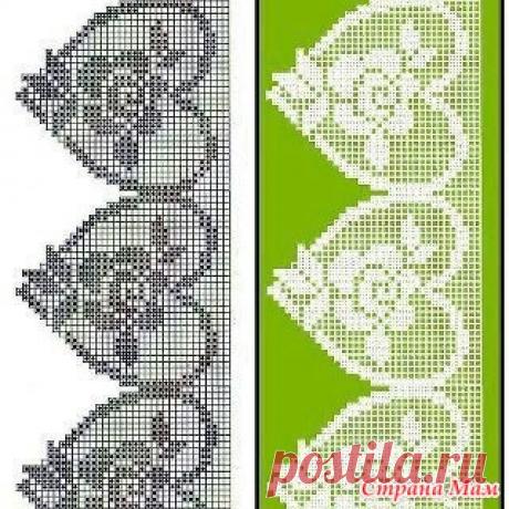 Кайма-15 - Филейное кружево - Страна Мам