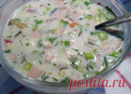 Окрошка грибная