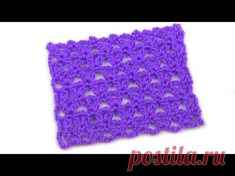 Несложный сетчатый узор   Uncomplicated mesh pattern