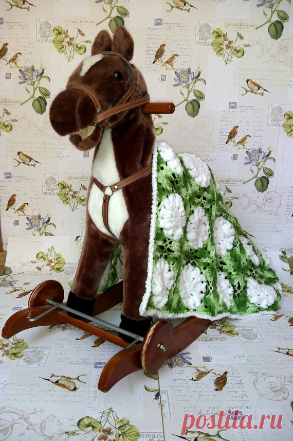 Plaid for baby./ Плед для малыша. от FashionLoop на Etsy