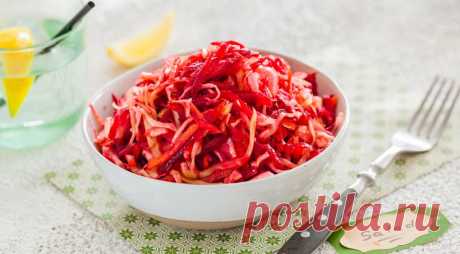 Салат-щетка из капусты, свеклы и моркови, пошаговый рецепт с фото