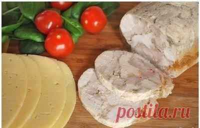 ВЫСОКОБЕЛКОВЫЙ КУРИНЫЙ РУЛЕТ - отличная замена колбасе!.