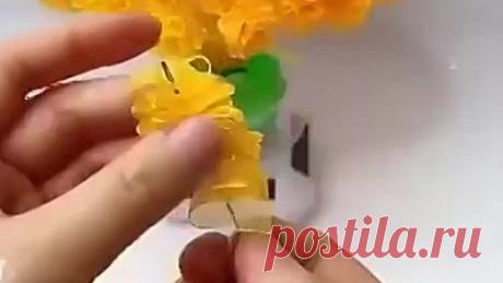 Букеты из лент и капрона