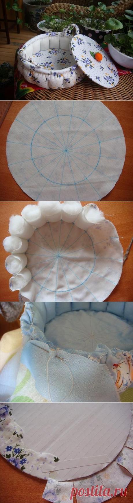 Еще одна шкатулка для рукоделия. МК.