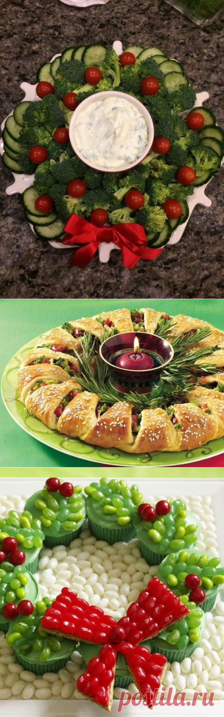 20+ вариантов вкусных новогодних (рождественских) венков