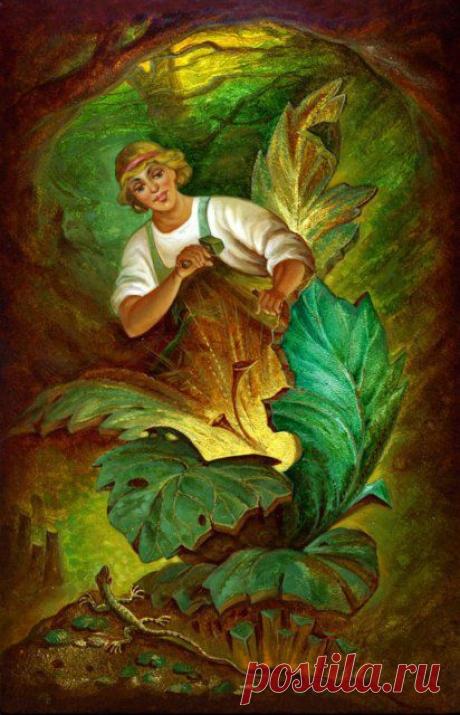 Федоскинская лаковая миниатюра.