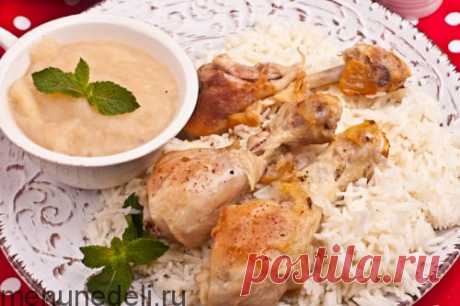 Нежнейшая Курица с яблочным соусом
