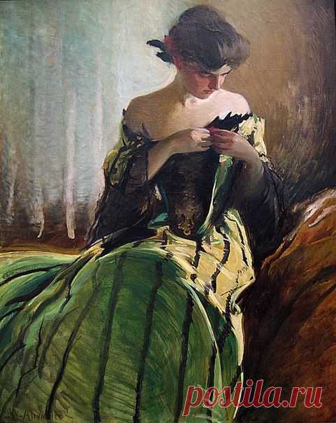 Джон Уайт Александр (англ. John White Alexander) -  (1856 - 1915) - американский портретист, декоратор и иллюстратор. / Путь моды