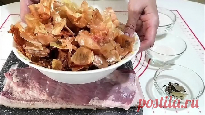 Рецепт вкусной домашней грудинки