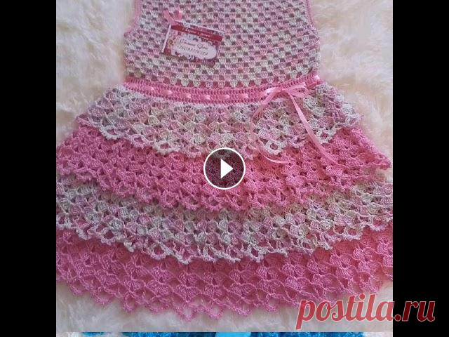 Детские платья крючком. Детские платья крючком....