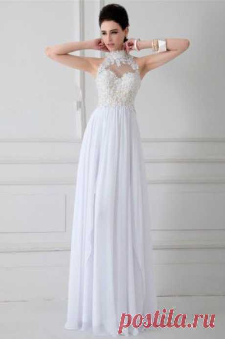 2014 New Long Chiffon Bridesmaid Evening Formal Party Ball Gown Prom Dress | eBay